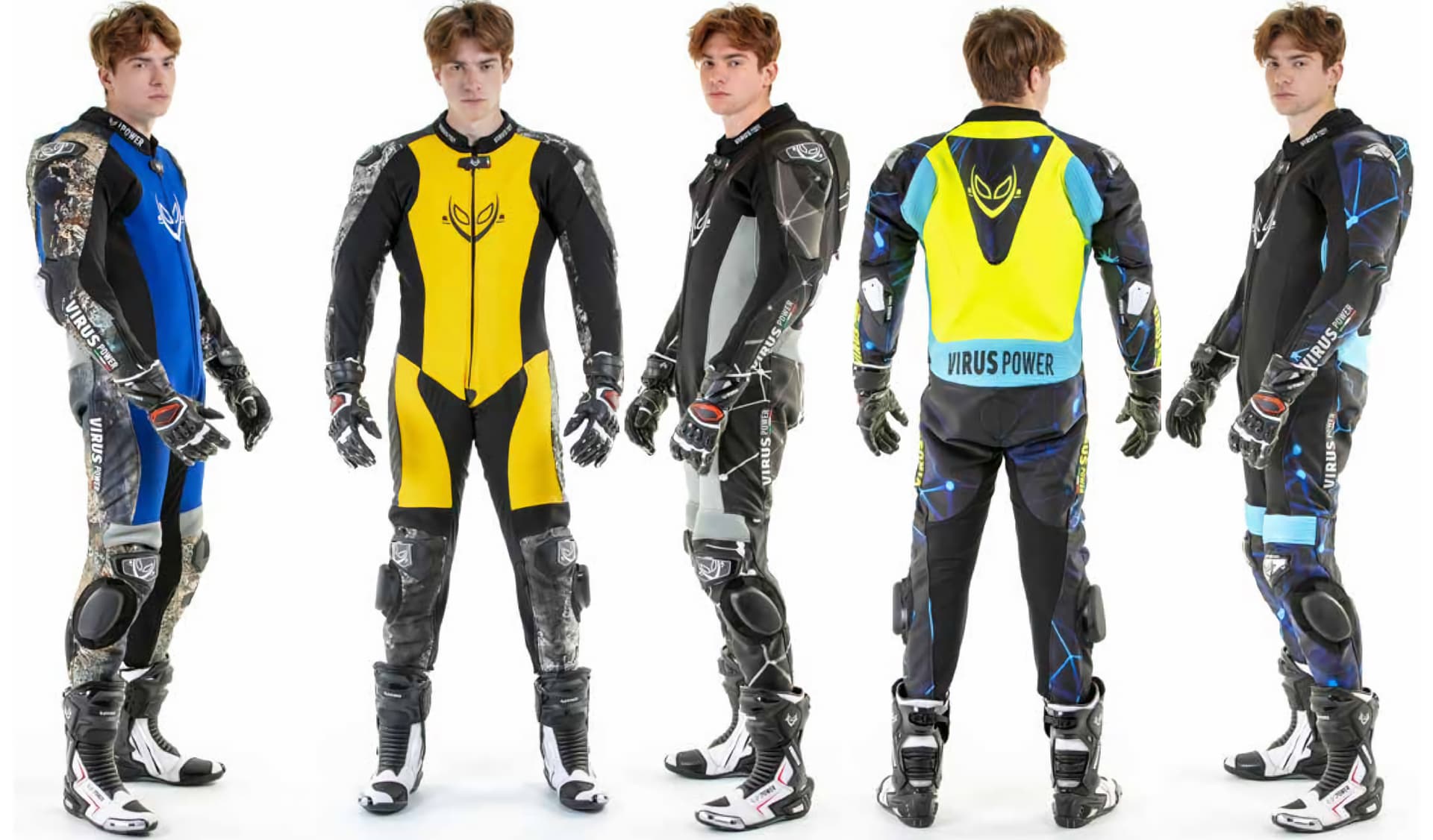 Alien Textile Suit with Helite Airbag System by Virus Power - Racing Suits
